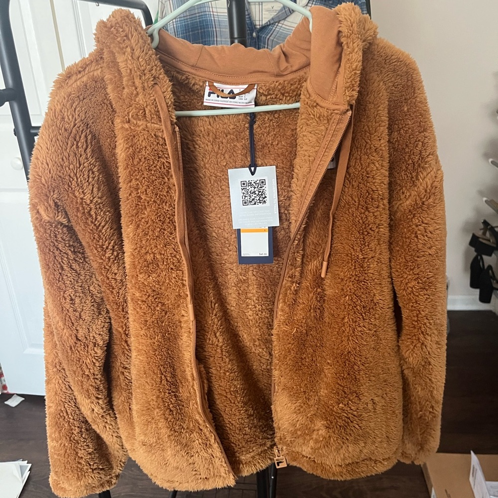 NWT Fila Sherpa Chilly Hoodie jacket